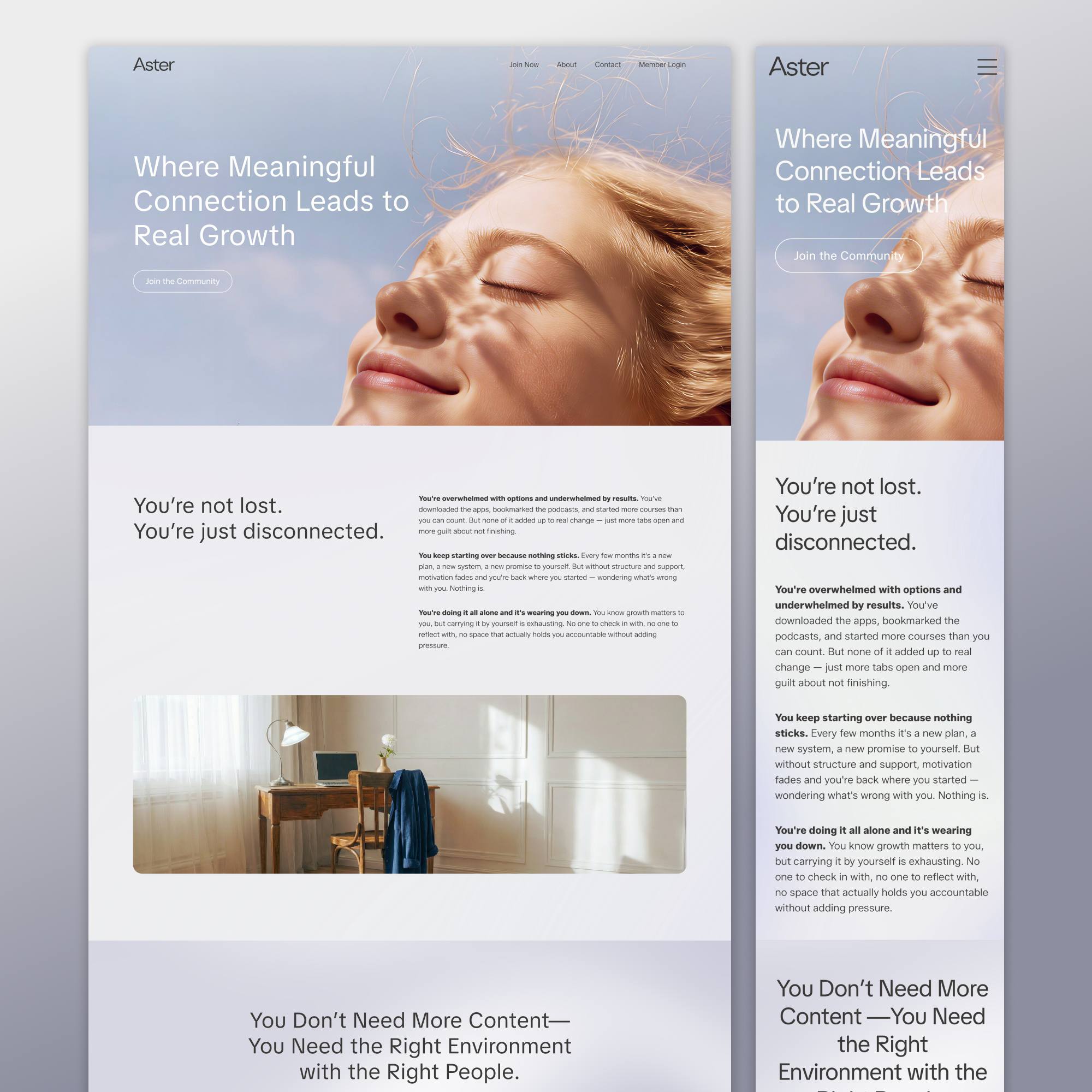 Aster Kajabi Theme