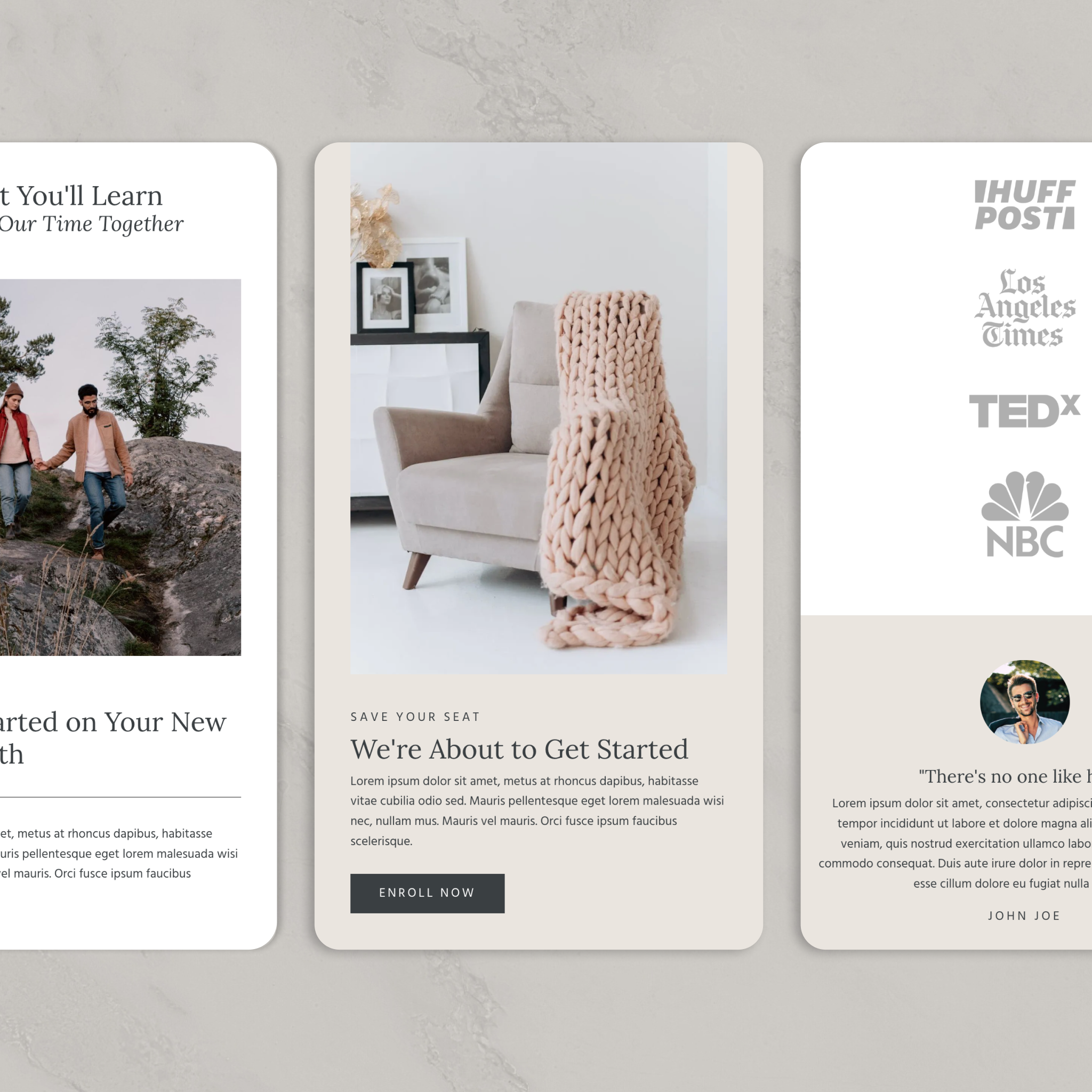 Parker Kajabi Sales Page Template
