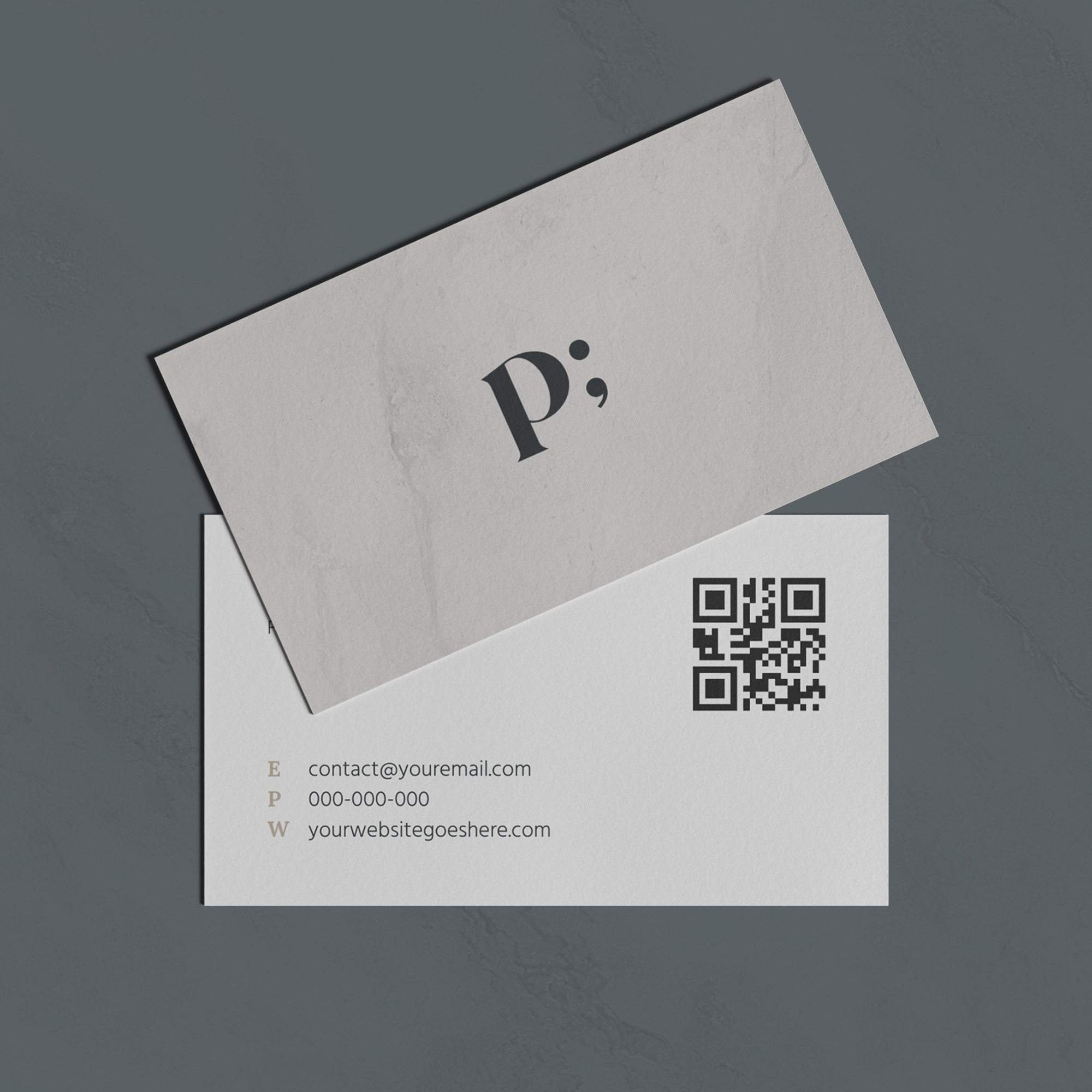 Parker Business Card Canva Template