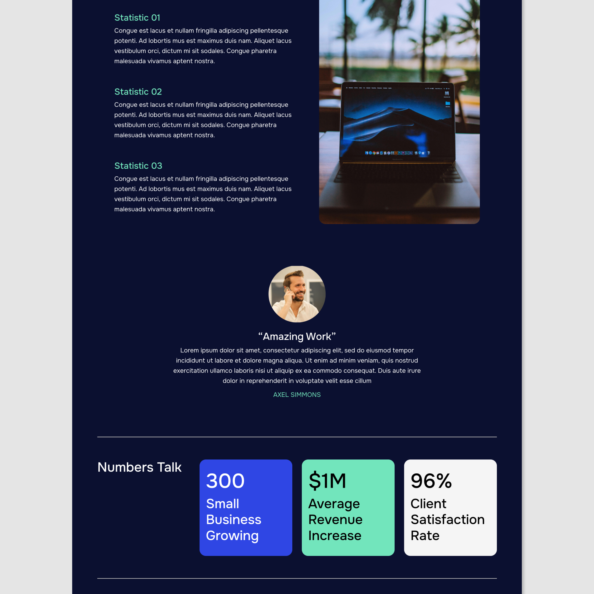 Hudson Kajabi Sales Page Template