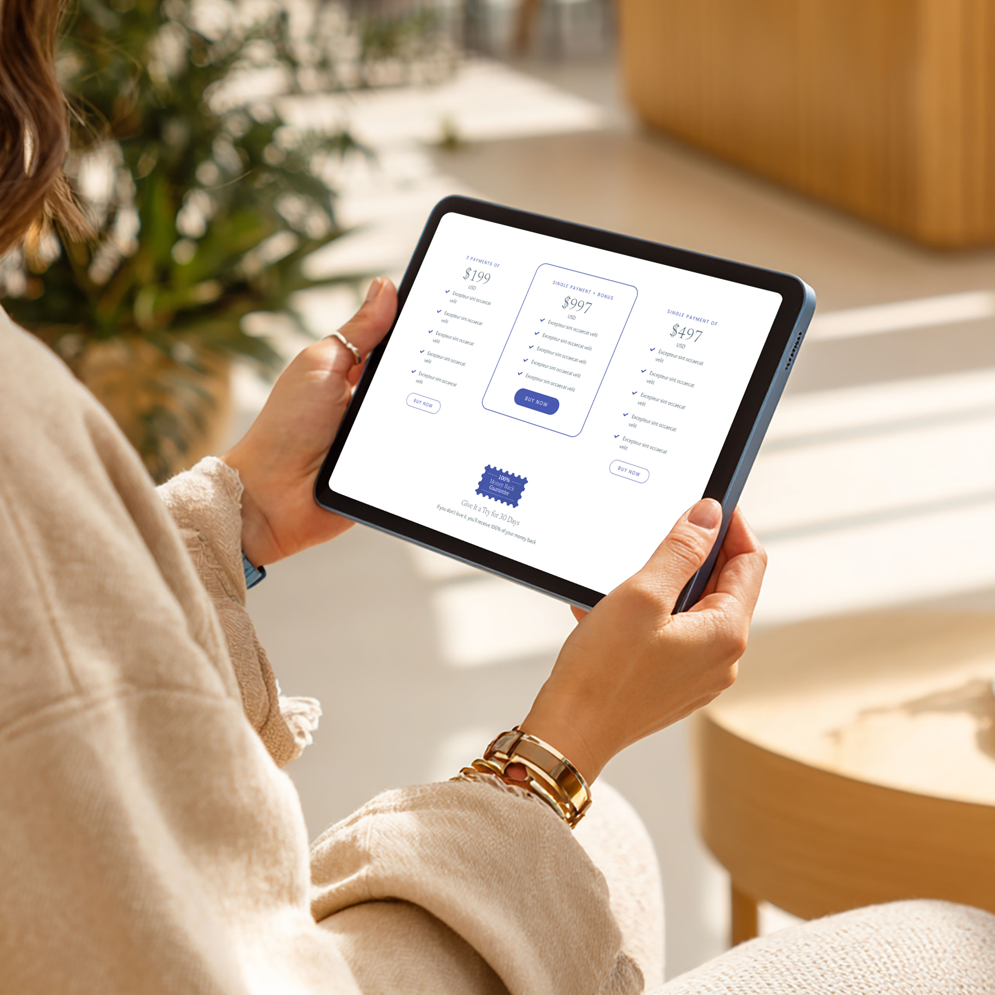 Indigo Kajabi Sales Page Template