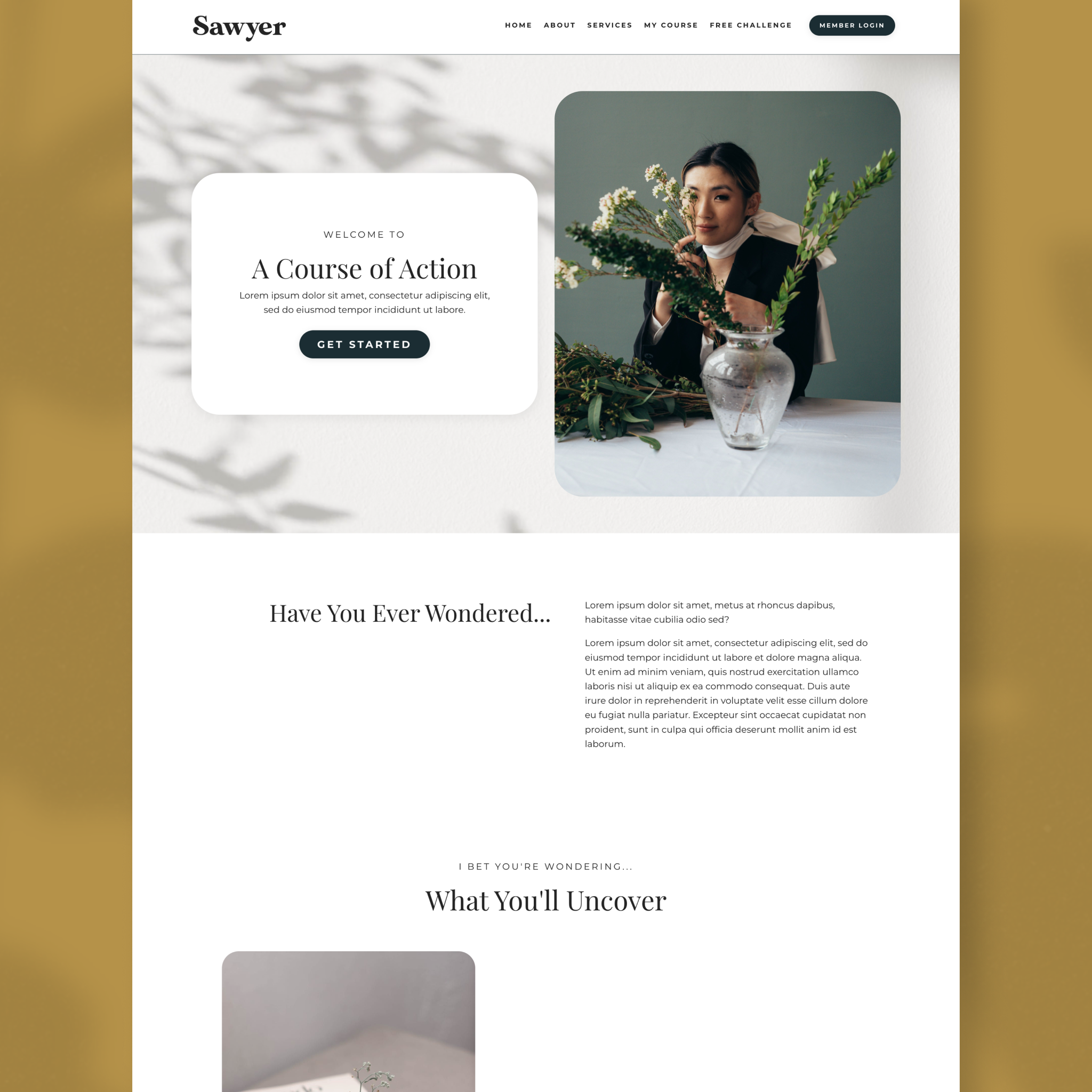 Sawyer Kajabi Sales Page Template