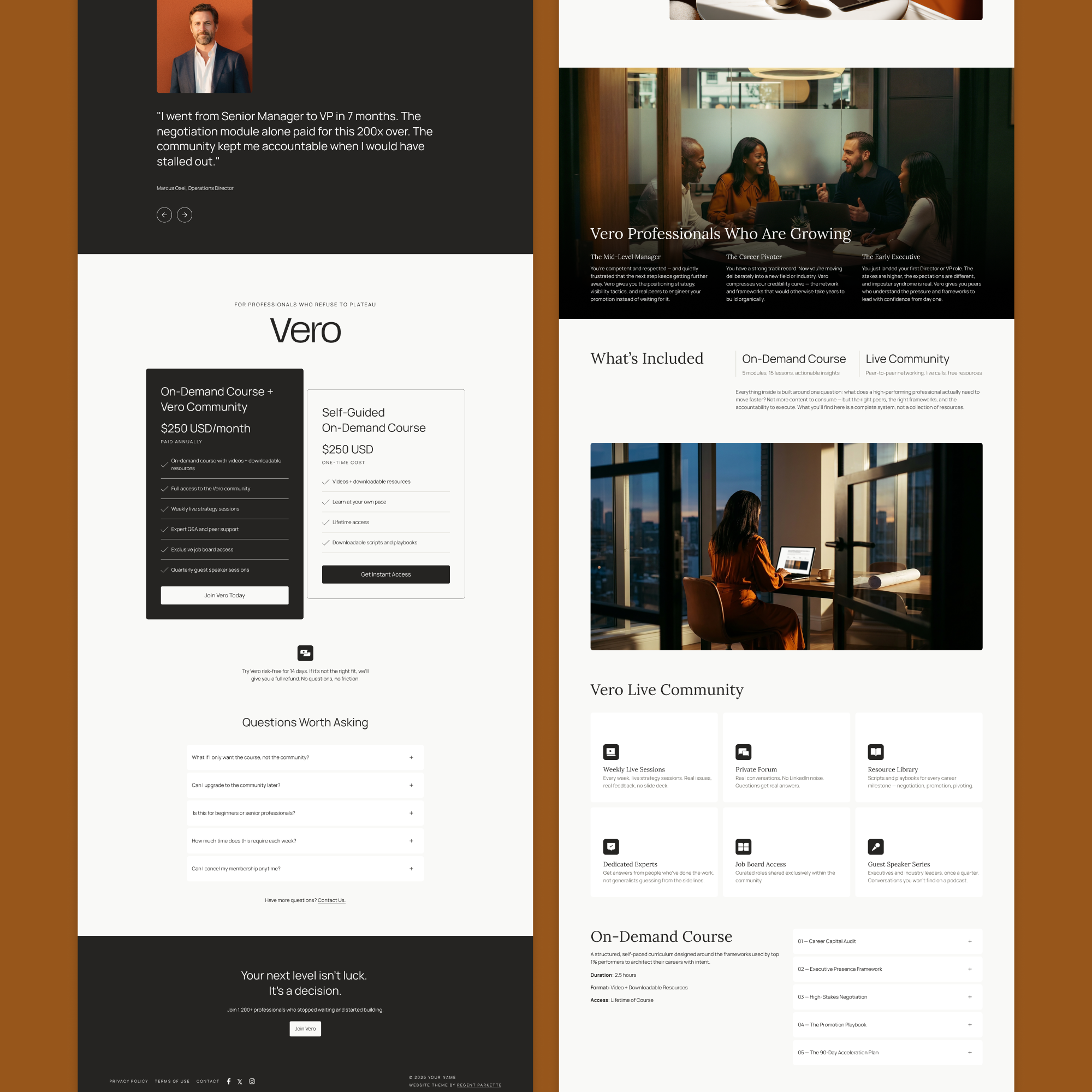 Vero Kajabi Theme