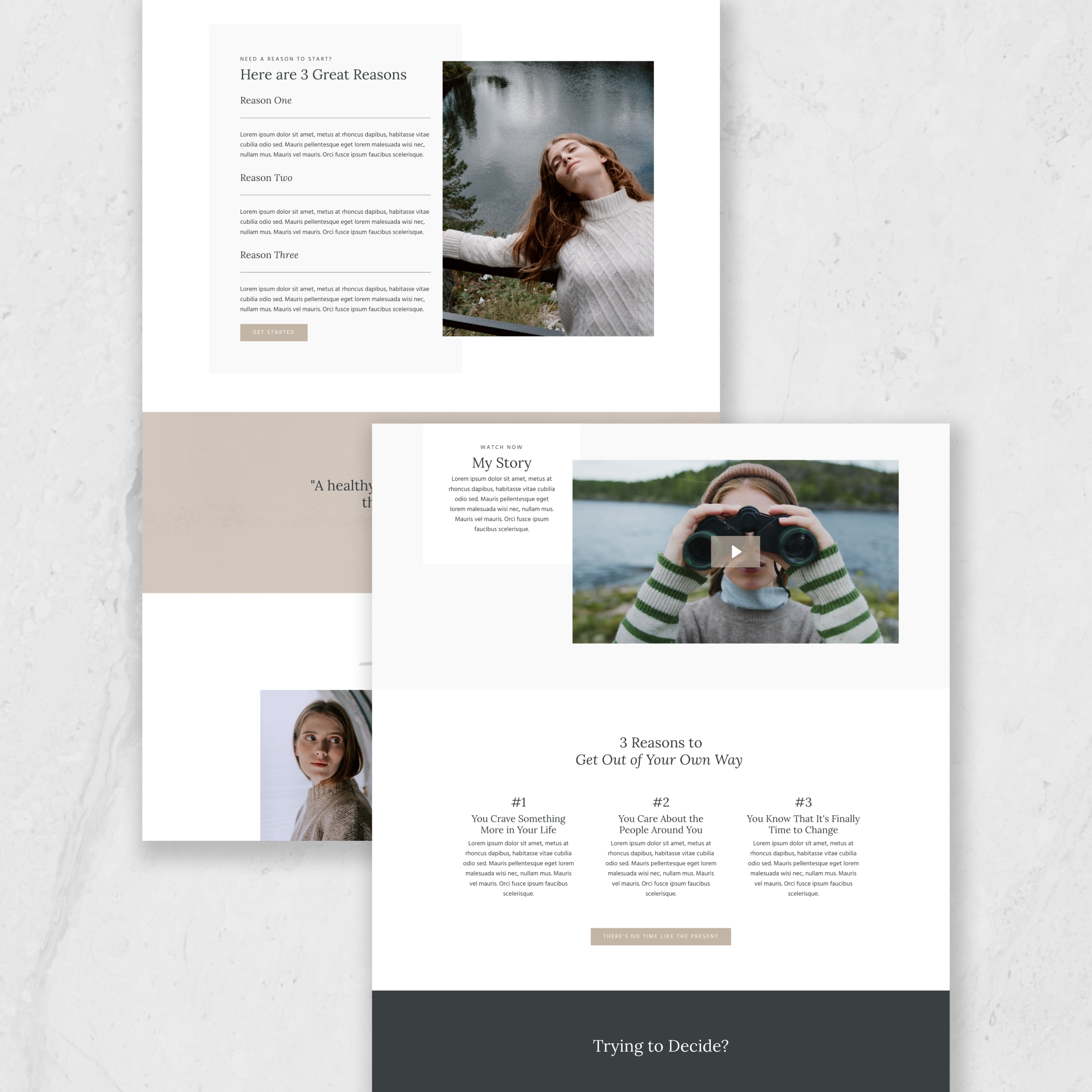 Parker Kajabi Sales Page Template