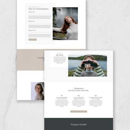 Parker Kajabi Sales Page Template