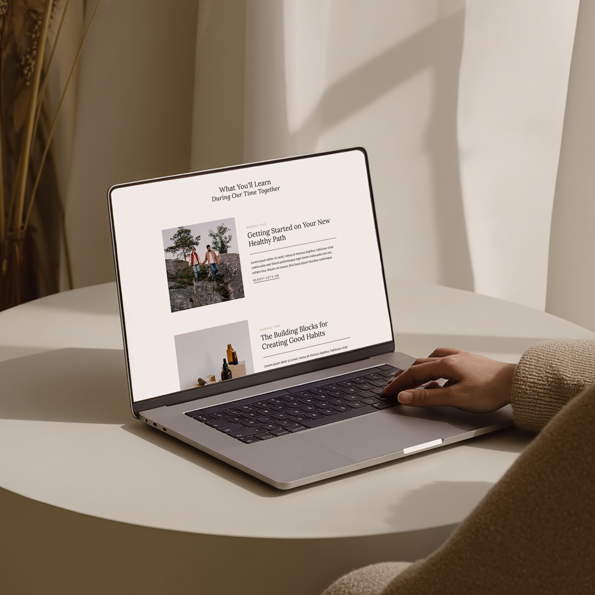 Parker Kajabi Sales Page Template