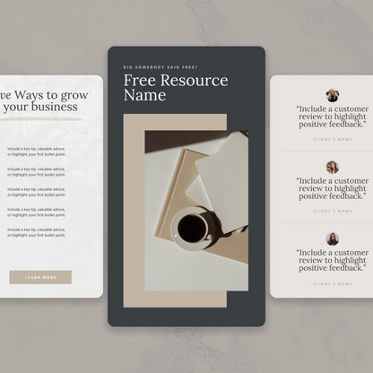 Parker Social Media Canva Templates