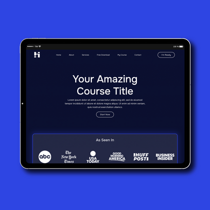 Hudson Kajabi Sales Page Template