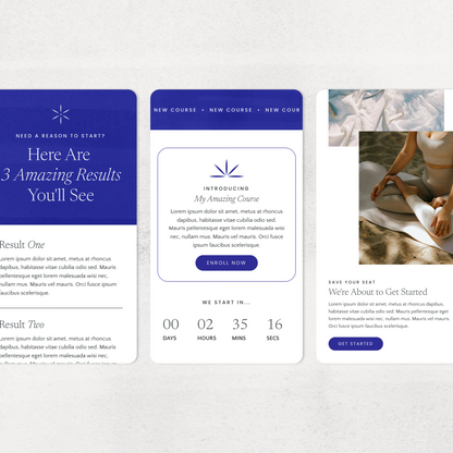 Indigo Kajabi Sales Page Template