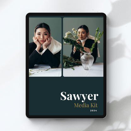 Sawyer Media Kit Canva Template