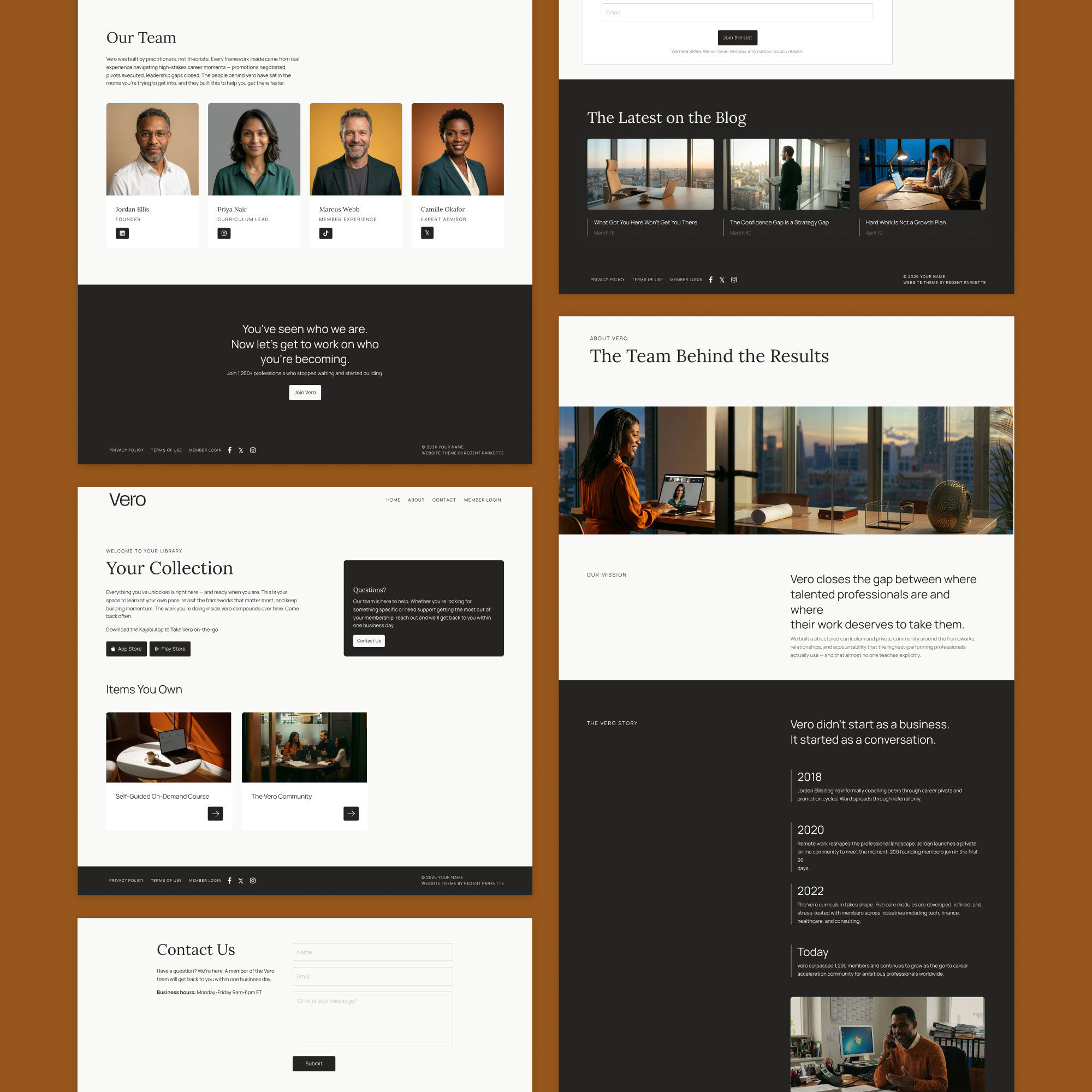 Vero Kajabi Theme